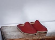 Flat 100% Handcrafted Stylish Half Shoes Introducing our flat, genuine leather claret red half slippers - a perfect, authentic gift for your family, friends, and of course, yourself. These traditional house shoes are 100% handcrafted and made from high-quality genuine leather, ensuring both style and durability. Versatile Wear Our stylish leather slippers are suitable for both indoor and outdoor use. For enhanced traction on slippery surfaces, you can opt for a 2 mm rubber outsole. Additionally, Color House, Half Slippers, Half Shoes, Claret Red, Leather Slippers, House Shoes, Stitching Leather, Handcrafted Leather, Natural Leather