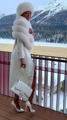 Plus Size Boujee Outfits, Fashion Outfits Winter, Faux Fur Heels, Luxury Fashion Outfits, Faux Fur Fashion, Fur Heels, Queen Fashion, African Fashion Women Clothing, Fashion Aesthetics