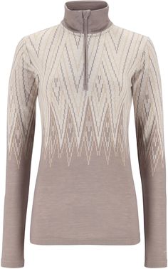 An enduring must-have for your winter wardrobe  the 100% merino wool Kari Traa Juliane half-zip base layer top is breathable and naturally odor resistant  and the retro-inspired design has a slim fit. Base Layer Women, Royal Colors, Layer Top, Jacquard Knit, Warm Grey, Womens Size Chart, Rei Co-op, Base Layer, Winter Wardrobe