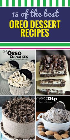 the best oreo dessert recipes on this list are easy to make, delicious and perfect for