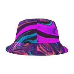 Step into the festival season with the Festival Fever Pink Bucket Hat, your ultimate companion for an unforgettable music experience. This hat, with its enthralling pink, psychedelic-themed design, is a representation of the energy, joy, and elation that music festivals bring. Perfect for EDM fans, ravers, music lovers, or Denverites headed to a Red Rocks show, this bucket hat will undoubtedly enhance your festival vibes. Made from 100% polyester, it ensures durability and comfort while you dance the night away. The hat is available in two sizes and features a sewn-in label for authenticity. Get the Festival Fever Pink Bucket Hat and let the music guide your style! #FestivalFever #EDMLifestyle #BucketHatLove #RedRocksFashion #PsychedelicStyle 100% polyester Available in two sizes Sewn-in l Pink Summer Hats For Music Festival, Fun Pink Hat For Music Festival, Adjustable Pink Bucket Hat For Festival, Pink Adjustable Bohemian Bucket Hat, Adjustable Pink Bohemian Bucket Hat, Pink Curved Brim Bucket Hat For Festival, Summer Rave Festival Hats, Pink Bohemian Bucket Hat For Festival, Adjustable Pink Bucket Hat With Flat Brim