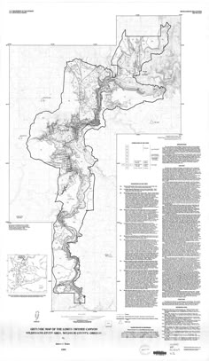 a black and white map shows the location of several different areas in the area, including mountains