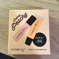 Brand New- Feeling Peachy - Lip Gloss, Lip Scrub And Lip Jelly Peachy Lip, Feeling Peachy, Makeup Ulta, Lip Jelly, Ulta Beauty Makeup, Orange Cream, Lip Balm Gloss, Lip Scrub, Ulta Beauty