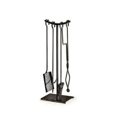 a black metal rack with two umbrellas and an umbrella holder on top of it