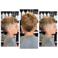 Boys Haircut Modern Mullet, Kids Mullet Haircut 2023, Faux Mullet Boys, Boys Mullets Modern, Boy Mullet Haircut Kids, Mullet Hairstyle Kids Boy