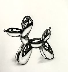 a black and white drawing of an object