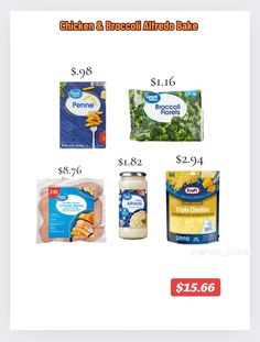 the price of different foods is shown in this ad