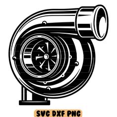 a black and white image of a blow dryer with the words svg dxf