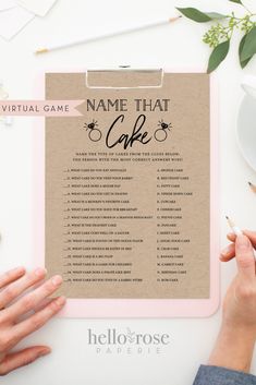 a person is holding a clipboard with a menu on it next to a cup of coffee