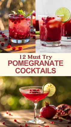 Pomegranate Cocktail Recipes Pomegranate Lemonade Cocktail, Drinks With Pomegranate Liquor, Christmas Cocktails With Pomegranate, Sparkling Pomegranate Cocktail, Burgundy Cocktail Drink, Pomegranate Whiskey Cocktail, Christmas Pomegranate Cocktail, Christmas Pomegranate Drink, Drinks With Pomegranate Seeds