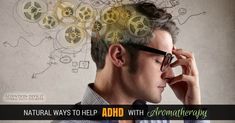 a man wearing glasses and holding his head to his ear with the words natural ways to help with neurotryhy