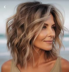 Shag Hairstyles, Haircuts For Medium Hair, Trending Hairstyles, Shoulder Length Hair, Medium Length Hair Cuts, Great Hair, Layered Haircuts, Balayage Hair, Perfect Hair