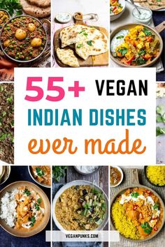 Amazing inspiration for the best ever vegan Indian curries, sides and chutneys! Vegan Indian Food, Vegan Indian Dishes, 21 Day Fix Vegetarian, Vegetarian Asian, Indian Vegan, Vegan Potluck, Vegan Indian Recipes, Indian Curries, Vegan Recipes Plant Based