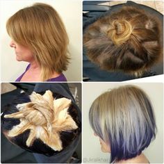 Star Section Hair Color, Hight Light, Hair Dye Techniques, Hair Color Placement, Parting Hair, Vivid Hair Color, Creative Hair Color, Hair Techniques