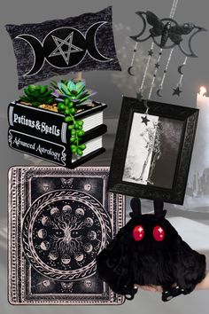 Dark Academia items. Room décor. Dark Academia