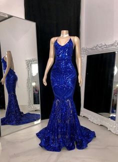 Contact+us:+lisamony@outlook.com Please+left+message+what+color+you+need+when+you+order+it.Besides+the+picture+color,+you+can+also+choose+any+color+you+want. Sexy+Royal+blue+mermaid+sequin+prom+dresses Processing+time:+12-21+business+days Shipping+Time:+3-5+business+days "Fabric:Sequin... Prom 2k22, Sparkle Prom Dresses, Prom 2k23, Blue Sequin Prom Dress, Girls Evening Dresses, Prom 23, Dresses Sparkle, Girl Prom