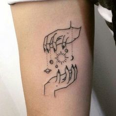 a woman's arm with a tattoo on it