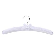 a white bow tie hanger on a white background