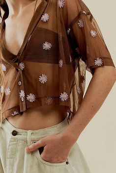 Daisy Top, Casual Style Outfits, Fashion Sewing, Boho Outfits, Modest Fashion, I Dress, Aesthetic Clothes, Fashion Inspo Outfits, بلاك بينك