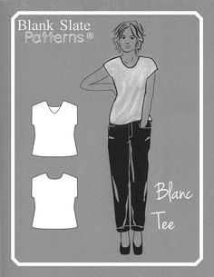 a woman's top and pants sewing pattern