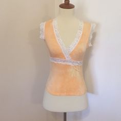 This Is A Brand New Love Tanjane Pajama Top. Subtle Orange Tie Dye With White Lace Trim. Made Of A Soft And Stretchy Material. Measures 15.75 Inches Across The Bust And Is About 18.5 Inches In Length. Made In Southern California. Price Is Firm. Thanks For Looking. Fitted V-neck Summer Sleepwear, Fitted Summer Sleepwear For Relaxation, Fitted Cotton V-neck Sleepwear, Fitted V-neck Top For Relaxation, Feminine Fitted Sleepwear For Loungewear, Feminine Lace Tops For Loungewear, Feminine Fitted Tops For Loungewear, Lace Stretch Sleepwear For Loungewear, Fitted Sleeveless Sleepwear For Relaxation