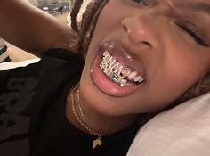 Gem Tattoo, Alt Girls, Image Swag, Teeth Jewelry