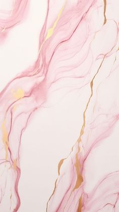 pink and gold marble textured wallpaper with golden lines on the bottom right side