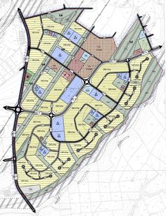 a map showing the location of several different buildings and areas in which there is no parking