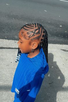 Braided Ponytail Hairstyles Black Kids, Cute Hairstyles For Black Kids, Toddlers Hairstyles, Cornrows Ideas, 2024 Hairstyles