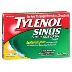 Arrives by Tue, Feb 13 Buy TYLENOL Sinus Congestion & Pain Caplets Daytime 24 Caplets (Pack of 4) at Walmart.com Sinus Drainage, Sinus Congestion Relief, Nasal Decongestant, Congestion Relief, Sinus Pressure, Sinus Congestion, Chest Congestion