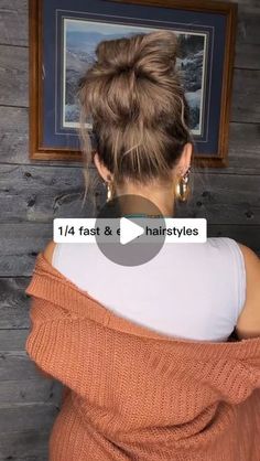 SAVANNAH MOORE || 🩷🩶 on Instagram: "💕quick & easy hairstyles for when you're in a hurry, tutorial one of four! Save this video to try later.  • • • • • • #finehairstyles #thinhairtutorial #hairstyleoftheday #mediumlengthhairstyles #easyhairstyles #hairidea #hairideasforwomen #buntutorial #hairstylesforbeginners #beginnerhairtutorial #beginnerhairstyles #hairtutorialsforthinhair #hairvideoss" Bun Tricks, Dyt Type 3 Hair, Air Fryer Cleaning, Styling Wigs, Type 3 Hair, Updos For Short Hair, Easy Hairstyles Quick, How To Cut Nails, Hair Upstyles