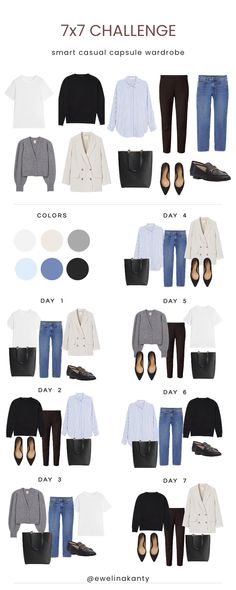 7x7 Challenge, Minimalist Wardrobe Capsule, Classic Capsule Wardrobe, Airplane Essentials