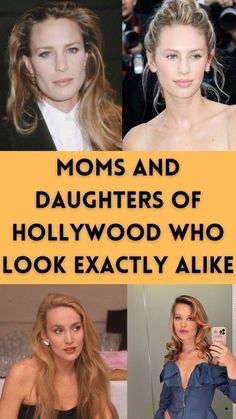 moms and daughters of hollywood who look exactly alike cover art for the book moms and daughters of hollywood