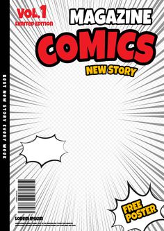 a comic book cover with the title'magazine comics new story, vol 1 '