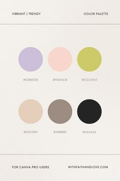 Vibrant and Trendy Color Palette Glossier Color Palette, Canva Colors, Trendy Color Palette, Palettes Color, Color Palettes, Brand Color Palette, Color Harmony, Color Inspo