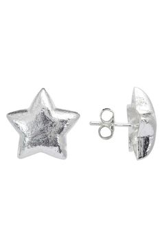 Crafted from quality 925 sterling silver the frosted star earrings are hand crafted matte textured stud earrings. designed in sydney australia the earrings are nickel-free hypoallergenic and is available in silver and gold.    dimensions: 18mm    be sure to remove them before swimming exercising bathing and sleeping.    due to health and safety precautions earrings must be unused and unworn to be returned except in the case of a faulty item. Star Earrings Silver, Silver Star Earrings, Safety Precautions, Swimming Workout, Everyday Earrings, Health And Safety, Sydney Australia, Star Earrings, Silver And Gold