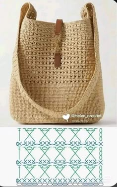 an image of a handbag made out of straw