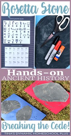 this is an easy and fun project for kids to do with the letter s, hand - on ancient history