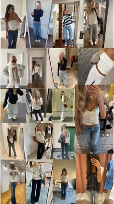 Scandi Girl, Outfit Info, Outfit Collages, Stockholm Stil, Cute Clothing Stores, Outfit Plan, Outfit Collage, Everyday Fashion Outfits