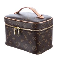 Louis Vuitton Cosmetic Bag Brown Coated Canvas Monogram Pattern Brass Hardware Leather Trim Embellishment Leather Lining & Single Interior Pocket Exposed Zip Closure Includes Dust Bag Height: 5.25" Width: 7.5" Depth: 4.5" Lou482392 Makeup Bag Louis Vuitton, Luxury Rectangular Cosmetic Bag, Luxury Leather Cosmetic Bag, Luxury Brown Rectangular Cosmetic Bag, Luxury Brown Cosmetic Bag With Removable Pouch, Luxury Brown Cosmetic Bag For Daily Use, Lv Makeup Bag, Louis Vuitton Makeup Bag, Louis Vuitton Makeup