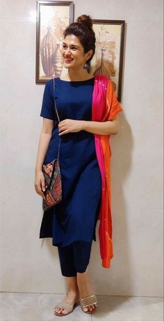 Shraddha Das, Indian Kurti Designs, Silk Kurti, Designer Kurti Patterns, Kurti Designs Latest