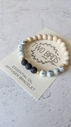 "Created by you! This bracelet was designed after having you vote on Instagram, choosing the main, accent, diffuser, and spacer beads! This is made with genuine gemstone beads and lava rock beads - you can add your favorite essential oil (1-3 drops) and the beads will act as your personal diffuser. Measures about 7.5\" with stretch elastic" Kiwi Jasper, Beaded Jewelry Earrings, Essential Oil Necklaces, Lava Rock Bracelet, Bracelet Inspiration, Bracelet Craft, Essential Oil Bracelet, Lava Bead Bracelet, Diy Beaded Bracelets