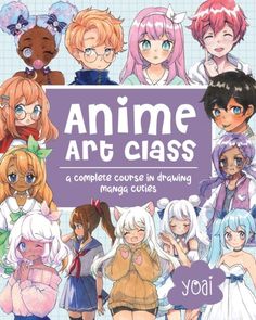 Learn to draw thepopular Japanese style of anime and manga like a pro with renowned Instagram artist Yoai in this follow-up to her best-selling Chibi Art Class. In Anime Art Class, you will learn how to draw Yoai's signature cute characters, from their bodies and facial features, including their dreamy eyes, to trendy clothes and accessories and fun hair. The 20 tutorials, with simple step-by-step illustrations and instructions, guide you from drawing characters in pencil and pen to coloring and shading them in with colored pencils, markers, and watercolor paints. Also find: An overview of the tools and materials you can use to create anime art Anime basics, including demonstrations for drawing every part of the body and article of clothing Techniques for refining your pencil sketches, ink Magical Monster, Drawing Classes For Kids, Read Anime, Drawing Classes, Drawing Manga, Drawing Course, Anime Drawing Books, Anime Drawing, Free Anime