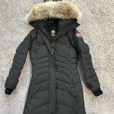 Nwt Canada Goose Lorette Parka In Black In A Size Xs! Definitely Fits More Like A Small! Fur Hood Is Now An Additional Cost And Soon To Be Discontinued! Have Other Sizes As Well! :) Retails 1775! Canada Goose Shelburne Parka, Canada Goose Parka, Fur Hood, Real Fur, Canada Goose, Canada Goose Jackets, Parka, Overalls, Jackets & Coats