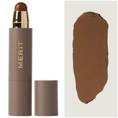 Brand New! Merit The Minimalist Perfecting Complexion Foundation And Concealer Stick Size: 0.13 Oz / 3.7g Shade/Color: Cacao (Deep W/ Red Undertones) Coverage: Medium Finish: Natural Formulation: Stick A Buildable, Lightweight Complexion Stick That Can Be Used As A Foundation Or A Concealer For Easy, Natural-Looking Coverage On The Go. Highlighted Ingredients: Fatty Acids: Condition Skin & Lock In Moisture Sea Daffodil Extract: Diminishes The Look Of Dark Spots & Pigmentation Ingredient Callouts Merit Makeup, Sea Daffodil, Concealer Stick, Makeup Concealer, The Minimalist, Foundation Concealer, Fatty Acids, Dark Spots, Concealer