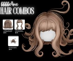 the hair combos are designed to look like an octopus and have long, blonde hair