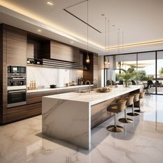 Main Kitchen, Bold Kitchen, Diy Kitchen Backsplash, Beach Estate, Open Plan Kitchen Living Room, Spacious Kitchen, Kitchen Interiors, Modern Kitchen Island