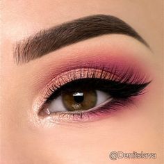 Pink Eye Makeup Looks, Make Up Gold, Mekap Mata, Alat Makeup, Makeup Tip, Make Up Tutorials, Pink Eye Makeup, 얼굴 드로잉, Make Up Inspiration