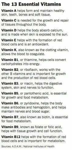 13 Essential Vitamins Essential Vitamins, Medical Knowledge, Health Knowledge, Health And Beauty Tips, Health Remedies, Body Health