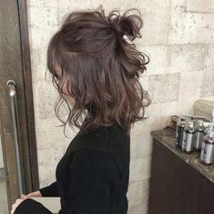 Short Wavy, Grunge Hair, Dream Hair, Aesthetic Hair, Hair Dos, Pretty Hairstyles, Wavy Hair